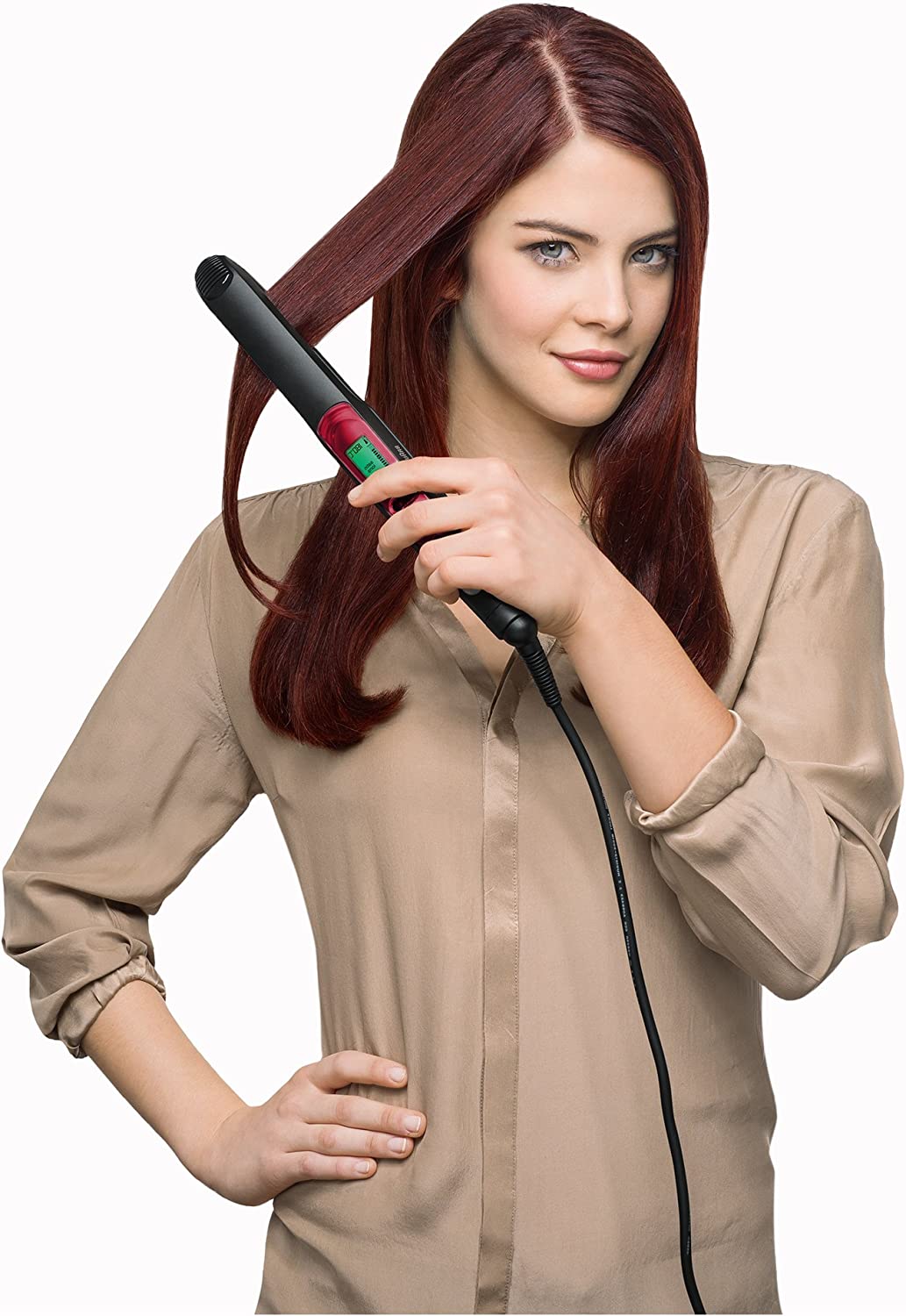 Braun Satin Hair 7 ST750 Hair Straightener With Color Saver And IONTEC Technology